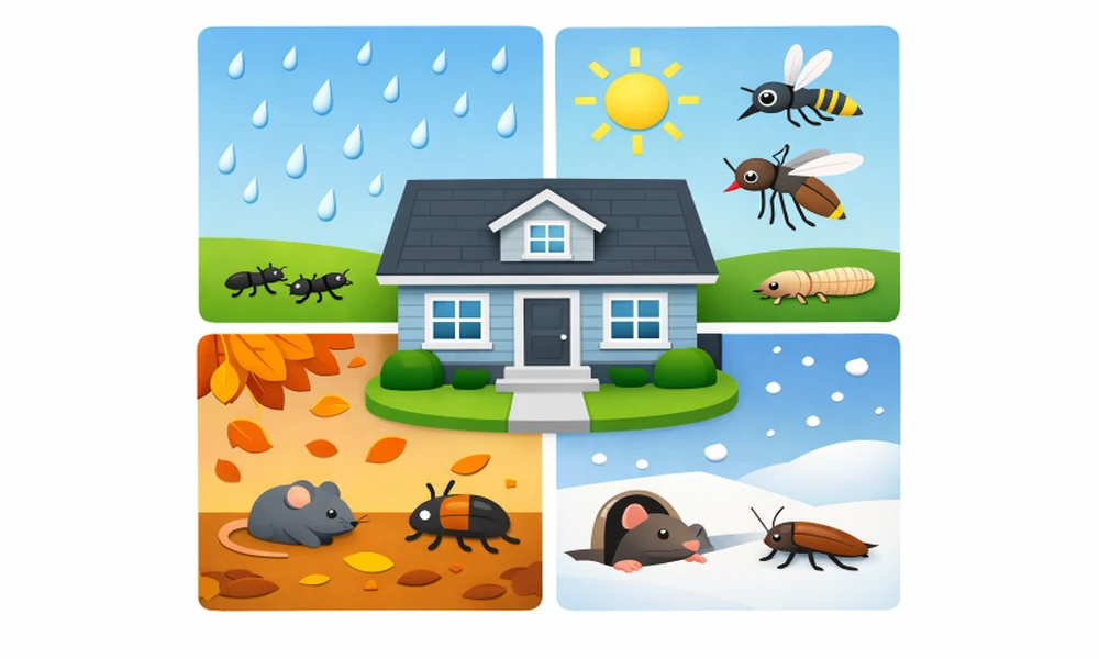 How Indianapolis Weather Influences Pest Activity Year-Round