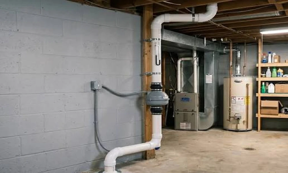 Routing a Radon System Through the House or Around It